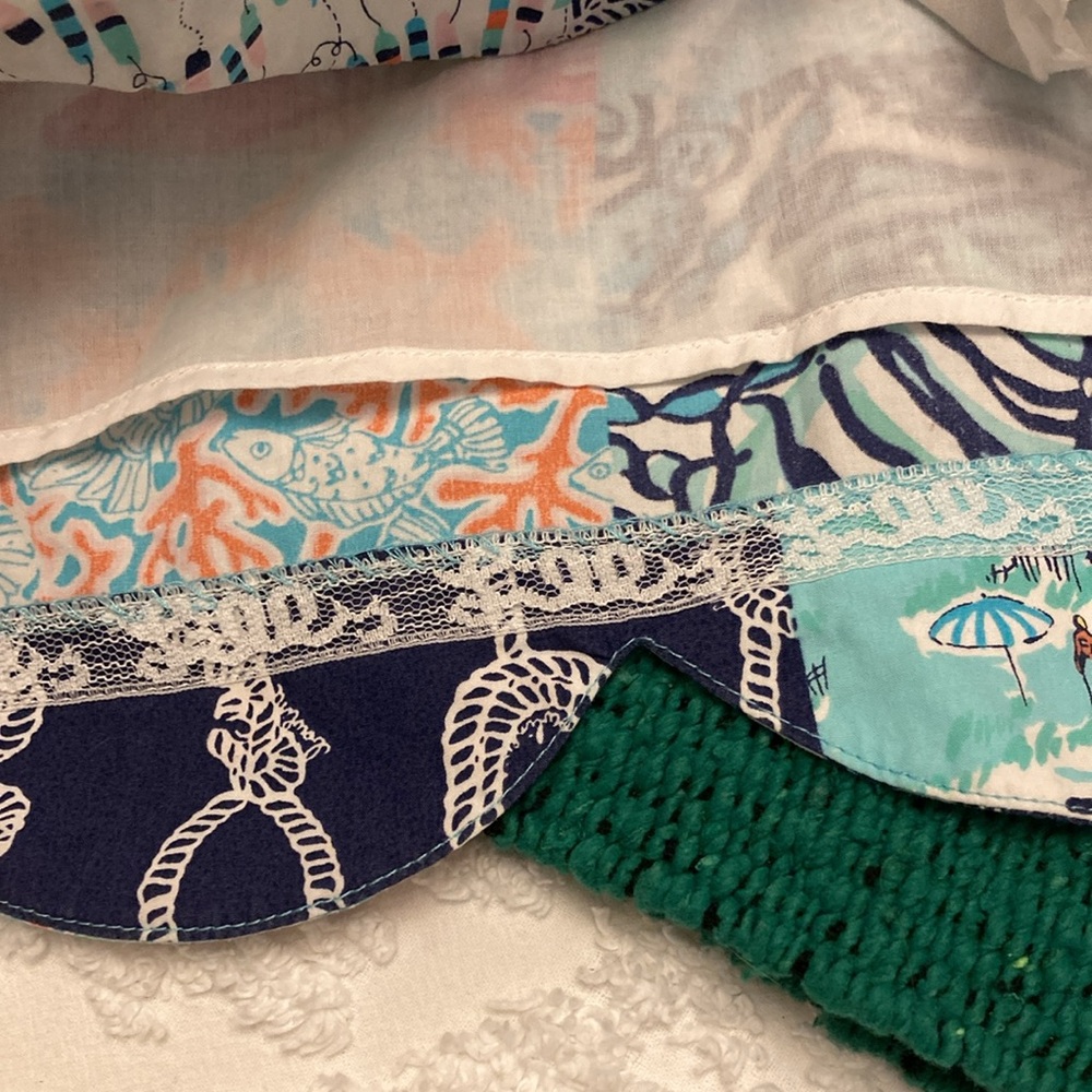 Lilly Pulitzer - Skirt - Patchwork With Scalloped… - image 7
